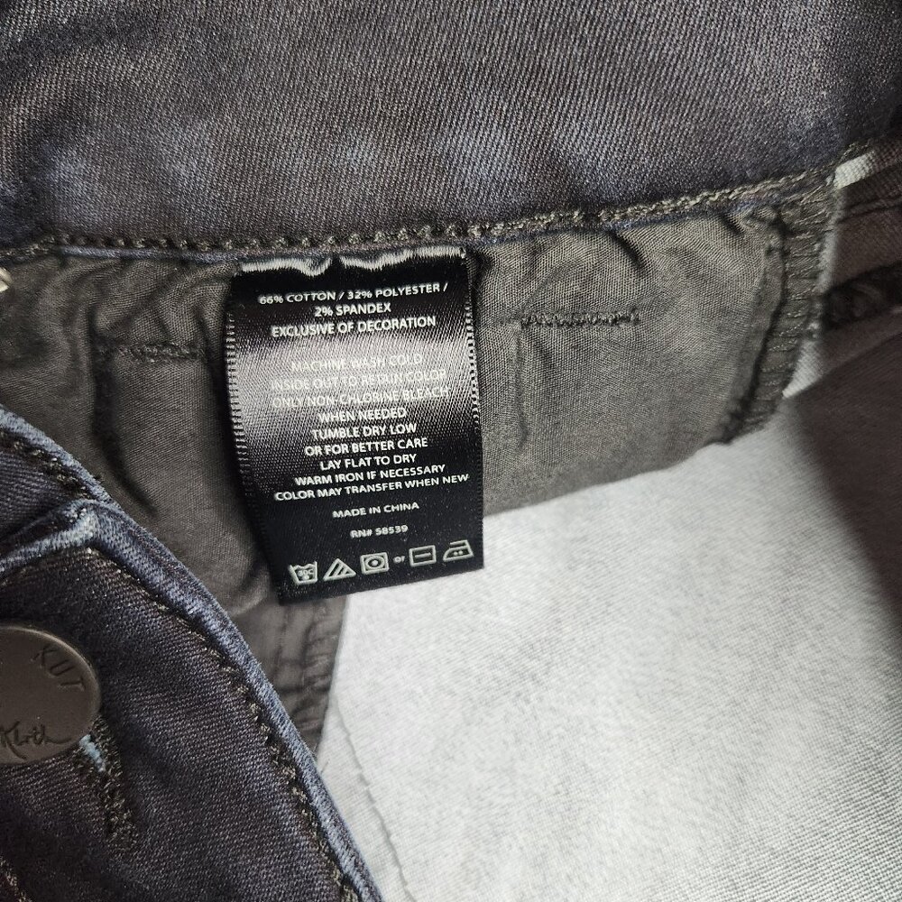 Kut From The Kloth Dark Blue Natalie High Rise Bootcut Denim Jeans - Picture 3 of 11